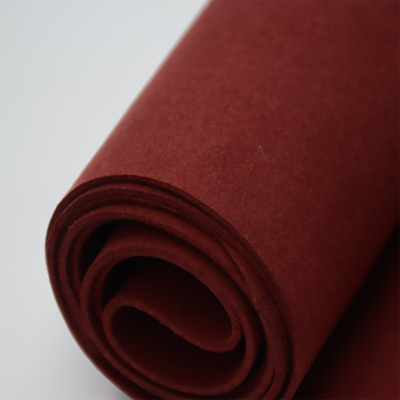 Textile en cuir de suède de Mildewproof de tissu de Microfiber de rouge de brique d'unité centrale de GV pour des meubles