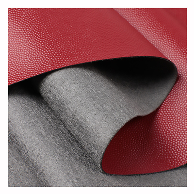 Cuir artificiel de suède de Rose Red Furniture Leather Fabric 0.55mm