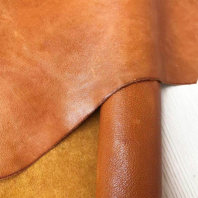 Cuir synthétique de chaussures en cuir de TGKELL de Faux fait main rouge-brun d'unité centrale