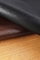 Tissu en cuir de Fishbone de silicone noir classique de modèle pour le bagage de ceinture