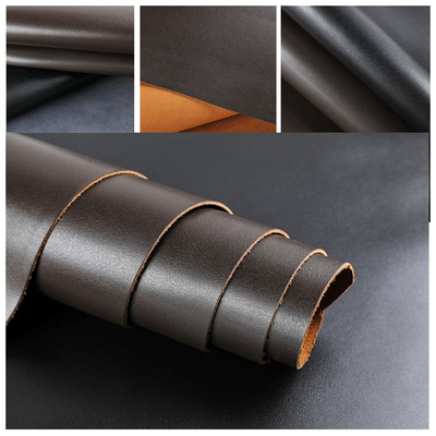 le tissu en cuir Nappa de silicone de largeur de 125cm donnent à la longue résistance une consistance rugueuse à l'abrasion